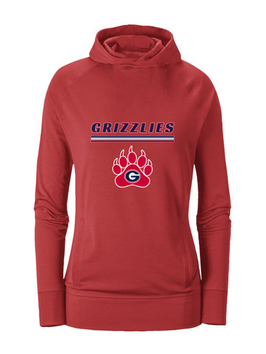 Grassfield Grizzlies Mascot #8 Women's Hoodie