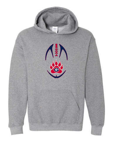 Grassfield Grizzlies Football #4 Men's Hoodie