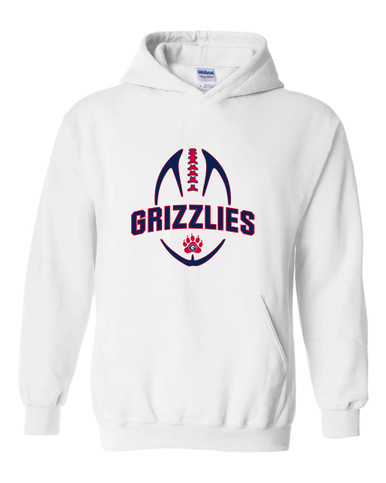 Grassfield Grizzlies Football #5 Men's Hoodie