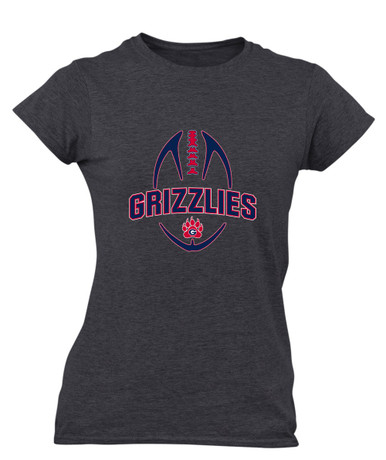 Grassfield Grizzlies Football #5 Women's Premium SS T-Shirt