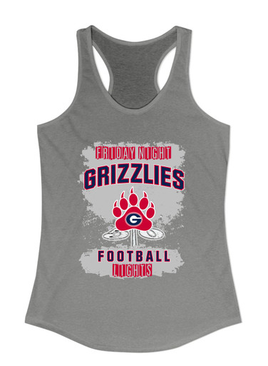 Grassfield Grizzlies Football #6 Women's Tank Top