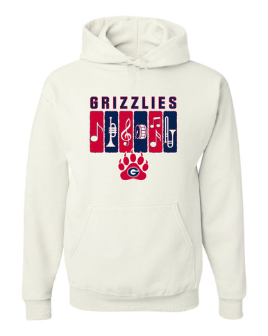 Grassfield Grizzlies Band # 2 Men's Premium Hoodie