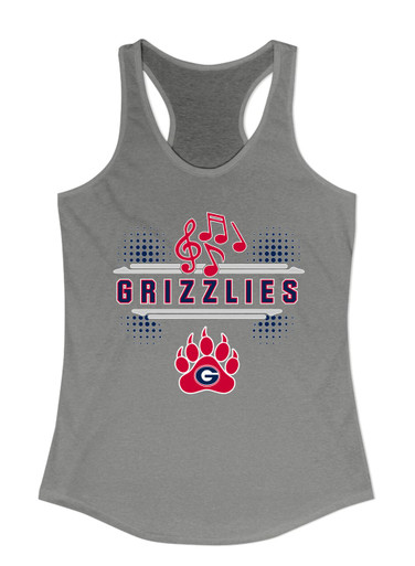 Grassfield Grizzlies Band # 3 Women's Tank Top