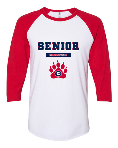 Grassfield Grizzlies Senior #2 Men's Baseball T-Shirt