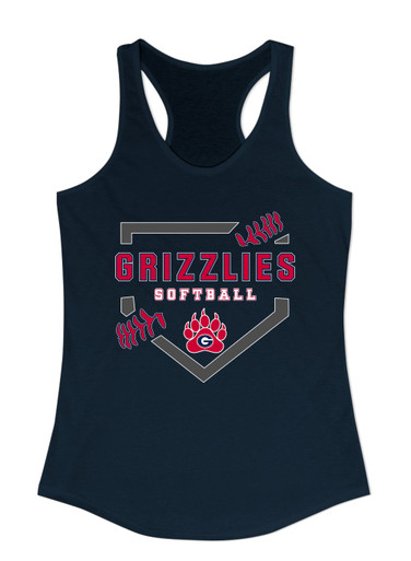 Grassfield Grizzlies Softball #2 Women's Tank Top