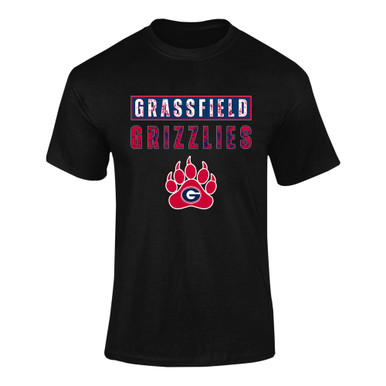 Grassfield Grizzlies Mascot #9 Men's Premium SS T-Shirt