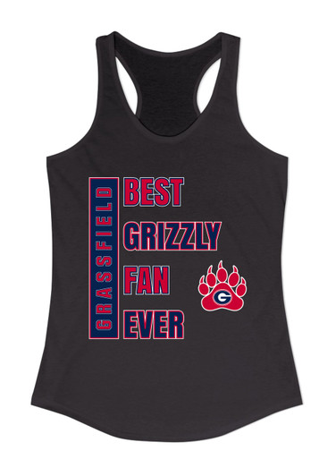 Grassfield Grizzlies Best Grizzly Fan Women's Tank Top