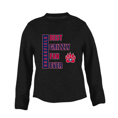 Grassfield Grizzlies Best Grizzly Fan Women's Sweatshirt