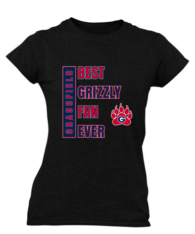 Grassfield Grizzlies Best Grizzly Fan Women's Premium SS T-Shirt