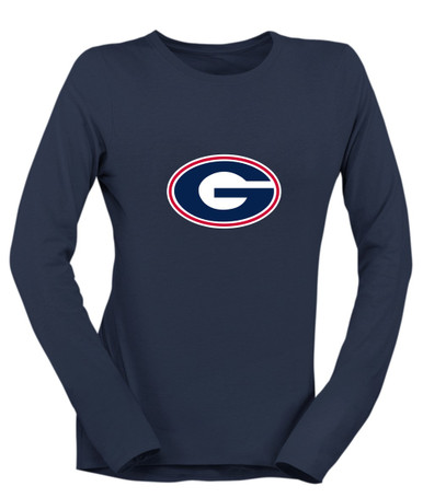 Grassfield Grizzlies G Script Mascot #1 Women's Premium LS T-Shirt