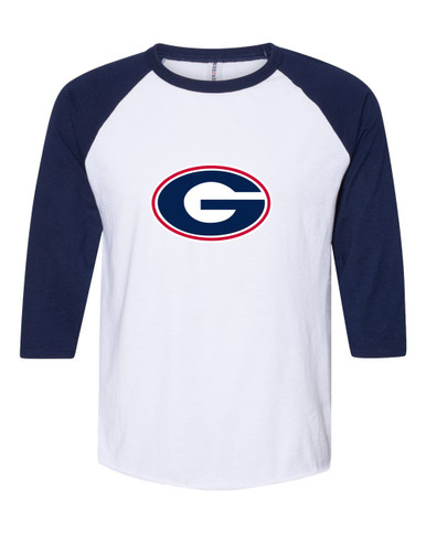 Grassfield Grizzlies G Script Mascot #1 Women's Baseball T-Shirt