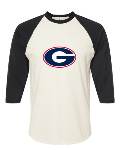 Grassfield Grizzlies G Script Mascot #1 Men's Baseball T-Shirt