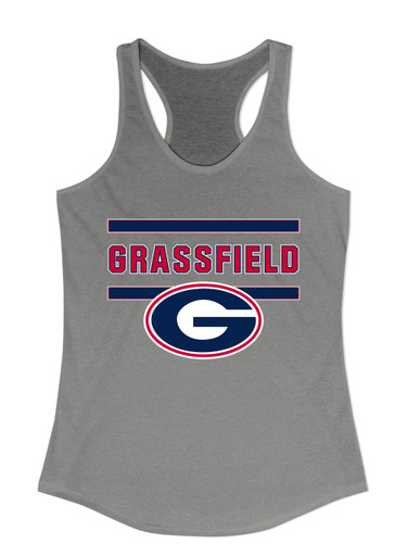 Grassfield Grizzlies G Script Mascot #4 Women's Tank Top