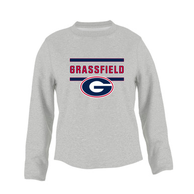 Grassfield Grizzlies G Script Mascot #4 Women's Sweatshirt