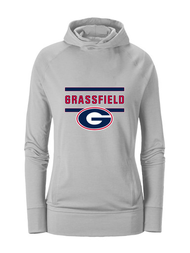 Grassfield Grizzlies G Script Mascot #4 Women's Hoodie