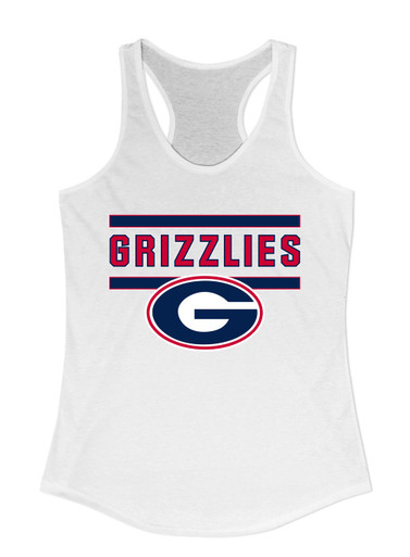 Grassfield Grizzlies G Script Mascot #5 Women's Tank Top