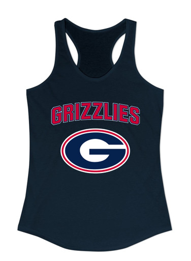 Grassfield Grizzlies G Script Mascot #6 Women's Tank Top
