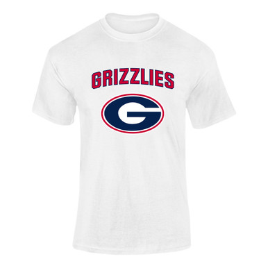 Grassfield Grizzlies G Script Mascot #6 Men's SS T-Shirt