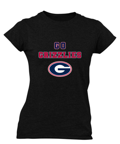 Grassfield Grizzlies G Script Go Team Women's SS T-Shirt