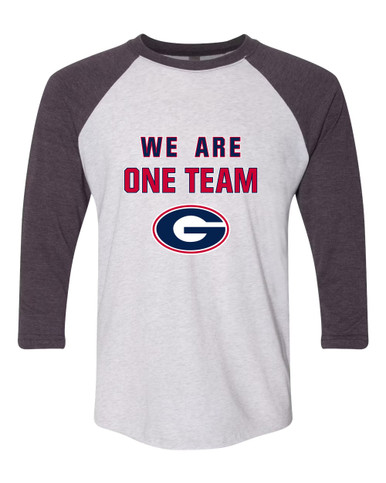Grassfield Grizzlies G Script We Are One Team Women's Baseball T-Shirt