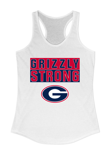 Grassfield Grizzlies G Script Strong #1 Women's Tank Top