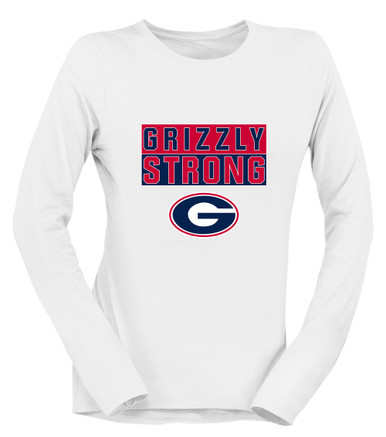 Grassfield Grizzlies G Script Strong #1 Women's LS T-Shirt
