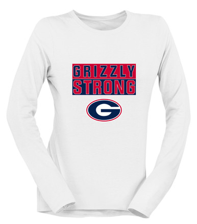 Grassfield Grizzlies G Script Strong #1 Women's Premium LS T-Shirt
