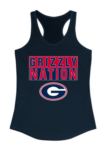 Grassfield Grizzlies G Script Nation #1 Women's Tank Top