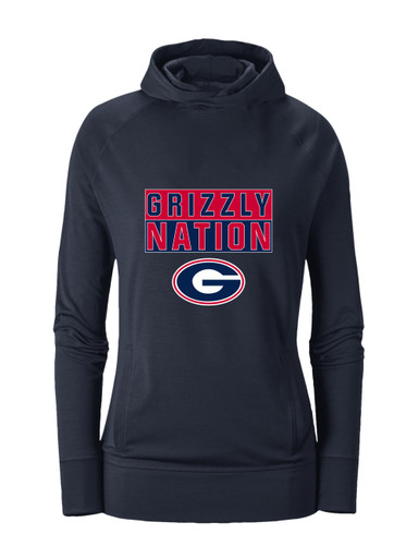 Grassfield Grizzlies G Script Nation #1 Women's Hoodie