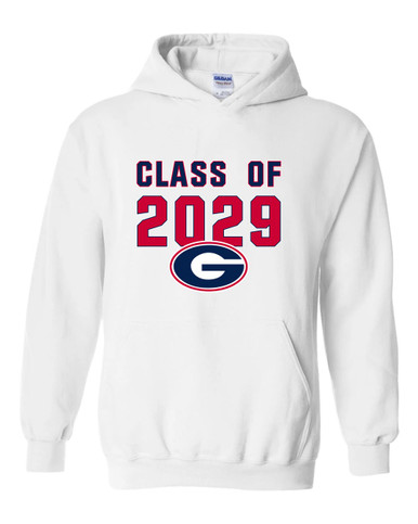 Grassfield Grizzlies G Script Class of 2029 Men's Hoodie
