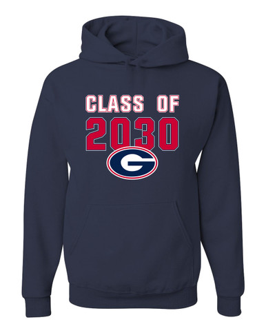 Grassfield Grizzlies G Script Class of 2030 Men's Premium Hoodie
