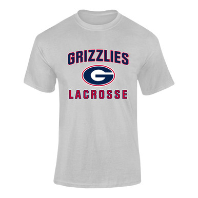 Grassfield Grizzlies G Script Lacrosse Men's Premium SS T-Shirt