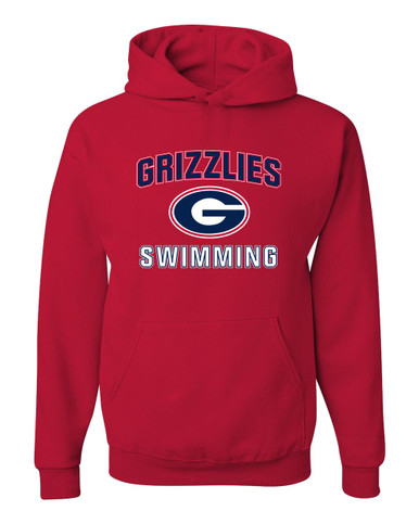 Grassfield Grizzlies G Script Swimming Men's Premium Hoodie