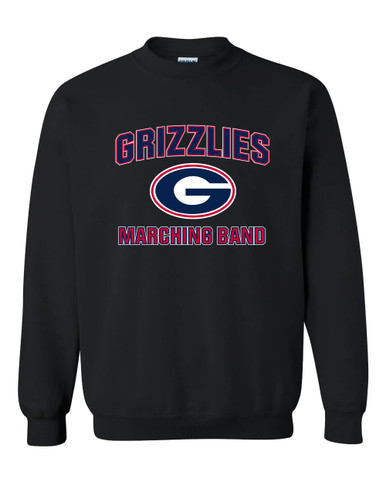 Grassfield Grizzlies G Script Marching Band Men's Sweatshirt