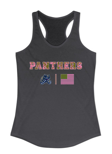 Sweet Home Panthers Pink Camo Flag Women's Tank Top