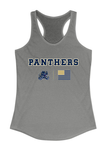 Sweet Home Panthers Team Colors Flag Women's Tank Top