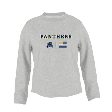 Sweet Home Panthers Team Colors Flag Women's Sweatshirt