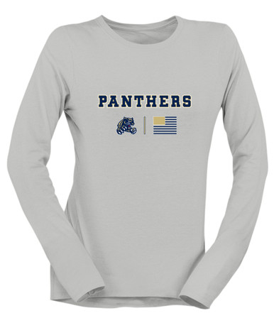 Sweet Home Panthers Team Colors Flag Women's Premium LS T-Shirt