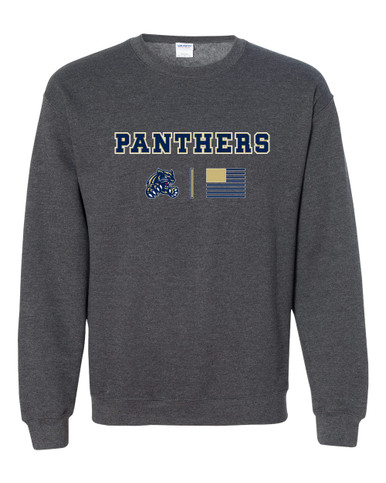 Sweet Home Panthers Team Colors Flag Men's Sweatshirt