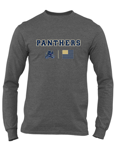Sweet Home Panthers Team Colors Flag Men's Premium LS T-Shirt