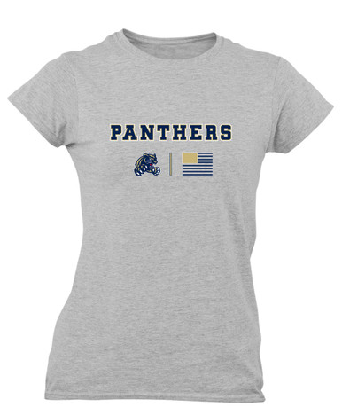 Sweet Home Panthers Team Colors Flag Women's Premium SS T-Shirt