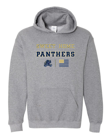 Sweet Home Panthers Spirit Flag Men's Hoodie