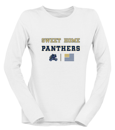 Sweet Home Panthers Spirit Flag Women's Premium LS T-Shirt