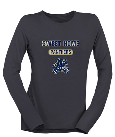 Sweet Home Panthers Mascot #3 Women's LS T-Shirt
