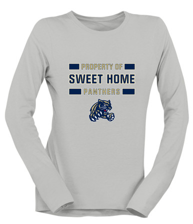 Sweet Home Panthers Property Of Women's Premium LS T-Shirt