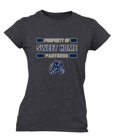 Sweet Home Panthers Property Of Women's Premium SS T-Shirt