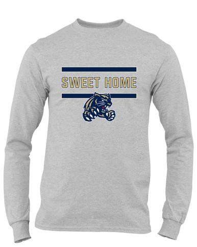 Sweet Home Panthers Mascot #4 Men's LS T-Shirt