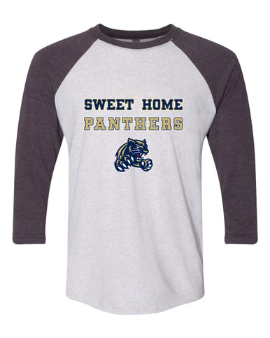 Sweet Home Panthers Spirit Women's Baseball T-Shirt