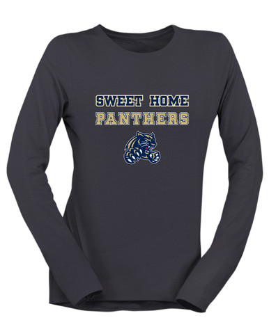 Sweet Home Panthers Spirit Women's LS T-Shirt