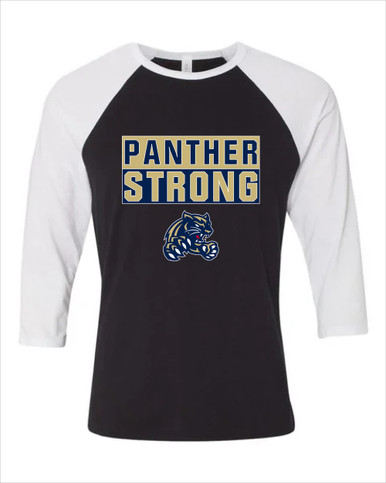 Sweet Home Panthers Strong #1 Women's Baseball T-Shirt